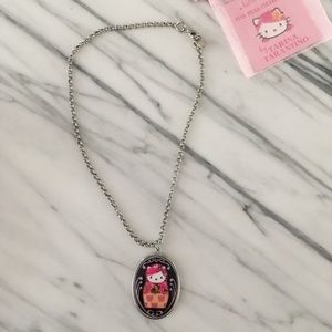 Tarina Tarantino Jewelry - Hello Kitty Pink Head - Russian Nouveau Necklace Tarina Tarantino Jewelry - Hello Kitty Pink Head - Russian Nouveau Necklace